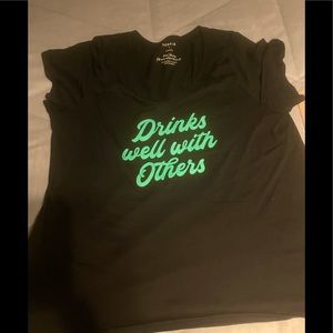 Drink well with others t shirt
